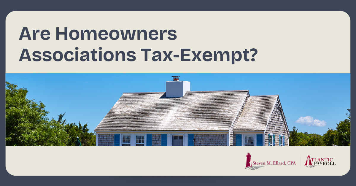 Homeowners Associations Tax-Exempt